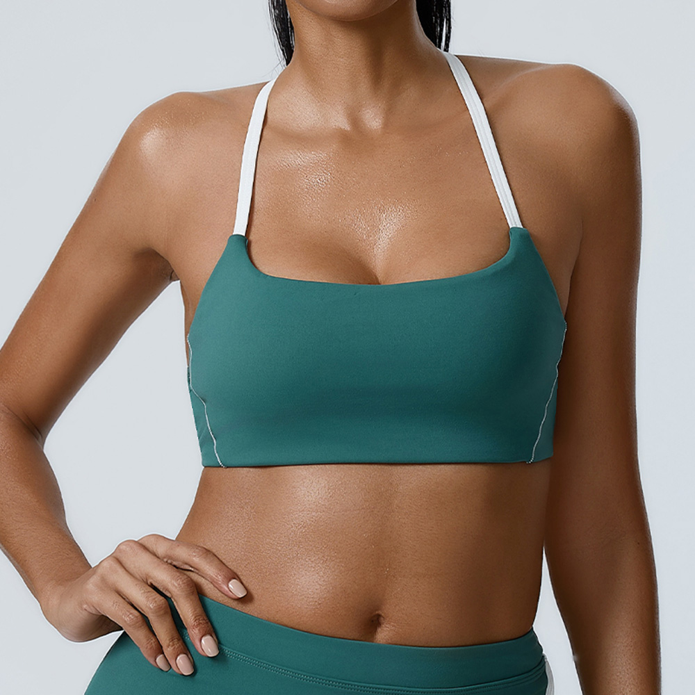 Quick Dry Underwear - Sexy Neckholder-Yoga-BH für Damen, stoßfest, für
