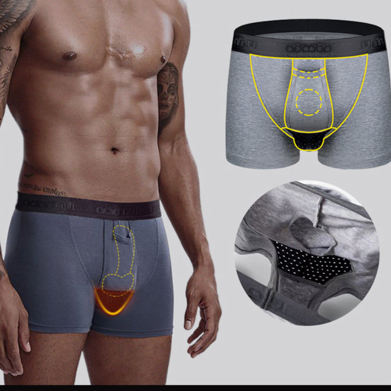 Pouch Boxer Pouch - 4 Stück Herrenunterwäsche Hodensack Funktionspistole Kugeltrennung