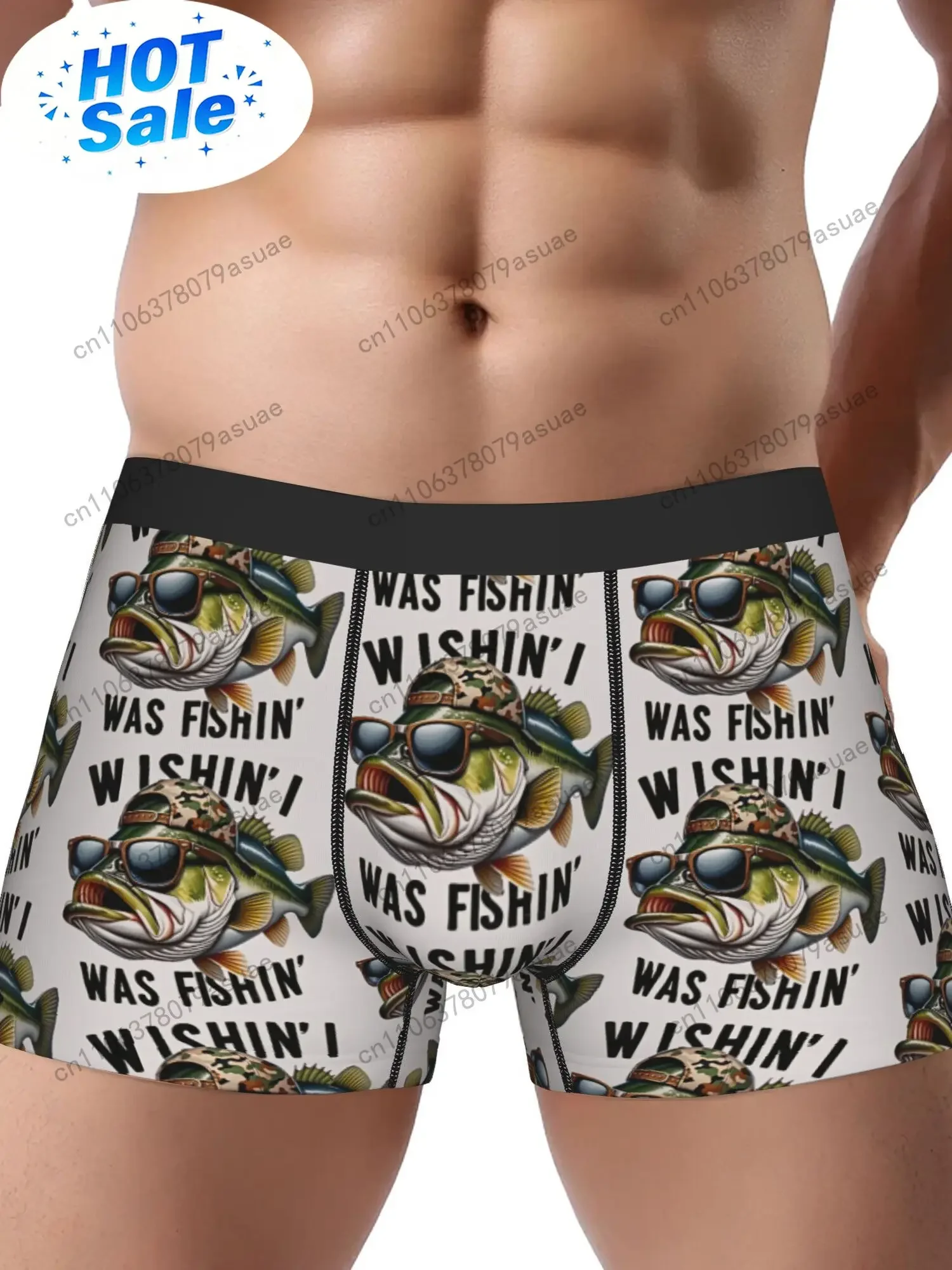 Quick Dry Underwear - Anglerunterwäsche für Herren - Lustige Karpfen-