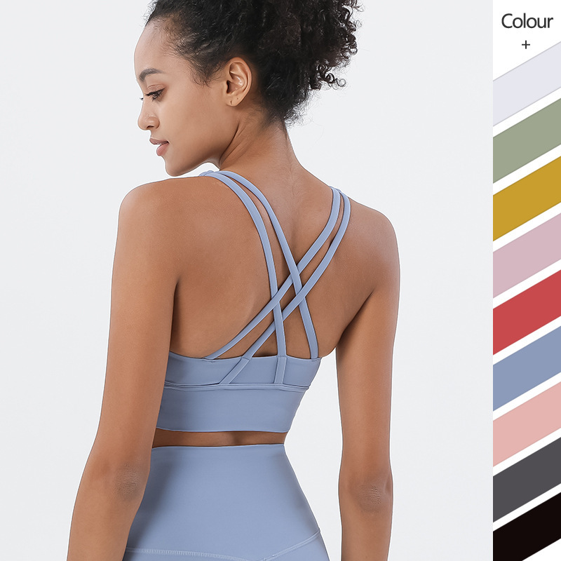 Quick Dry Underwear - Neue Kreuz Zurück Nylon Yoga Top