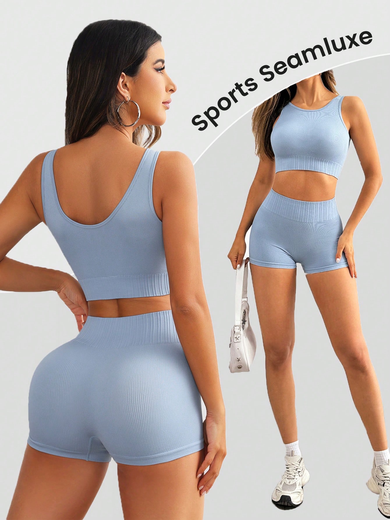 Nahtloses geripptes Yoga-Set f – Tank Top Ribbed Bewertung und Preis
